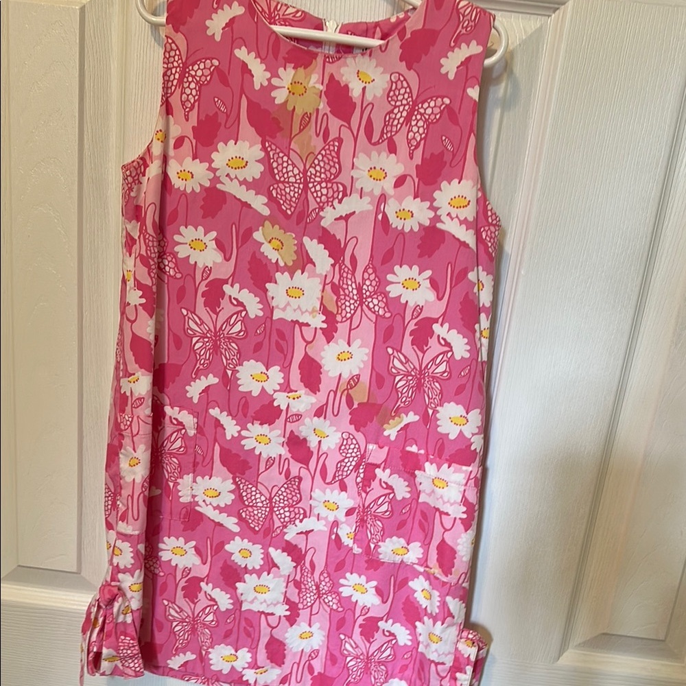 Pink Floral Kids Dress